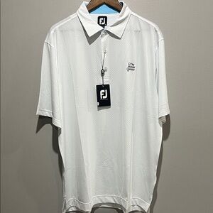 NWT FJ Honda Classic White Polo size XL